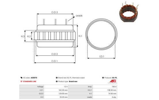 Stator, generator, bild 2