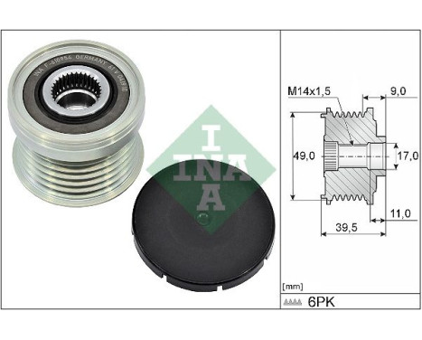 Dynamo frihjul 535 0361 10 Ina