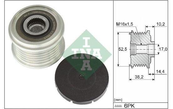Dynamo frihjul 535 0369 10 Ina