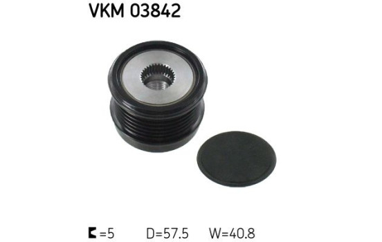 Dynamo frihjul VKM 03842 SKF