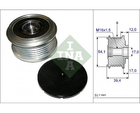 Frihjulskoppling, generator 535 0090 10 Ina