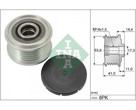 Frihjulskoppling, generator 535 0304 10 Ina