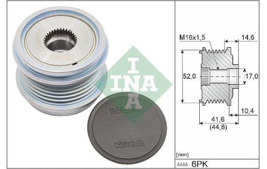 Frihjulskoppling, generator 535 0343 10 Ina