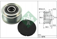 Frihjulskoppling, generator 535030310 Ina