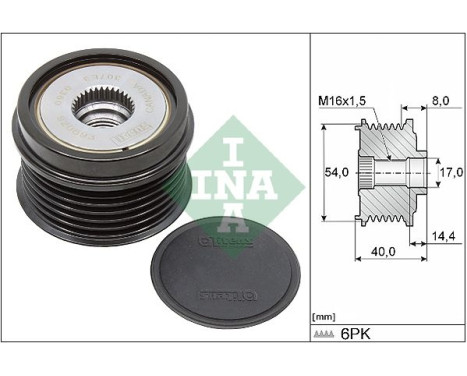Frihjulskoppling, generator 535033410 Ina