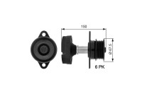 Frihjulskoppling, generator DriveAlign® OAP7045 Gates