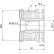 Frihjulskoppling, generator NEW PART, miniatyr 3