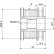 Frihjulskoppling, generator NEW PART, miniatyr 3
