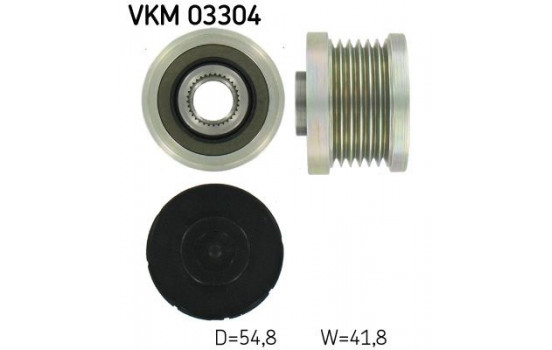 Frihjulskoppling, generator VKM 03304 SKF