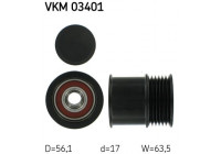 Frihjulskoppling, generator VKM 03401 SKF