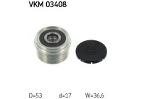 Frihjulskoppling, generator VKM 03408 SKF