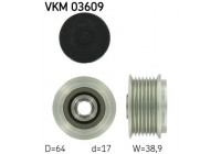 Frihjulskoppling, generator VKM 03609 SKF