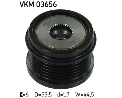 Frihjulskoppling, generator VKM 03656 SKF