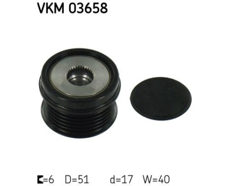 Frihjulskoppling, generator VKM 03658 SKF
