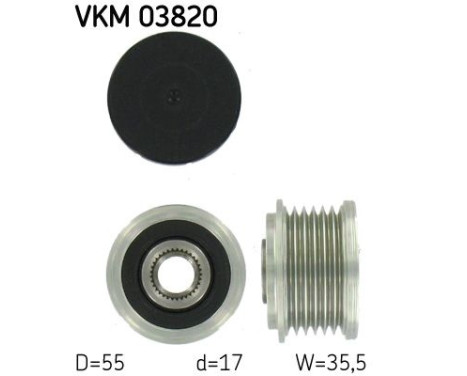 Frihjulskoppling, generator VKM 03820 SKF