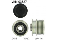 Frihjulskoppling, generator VKM 03827 SKF