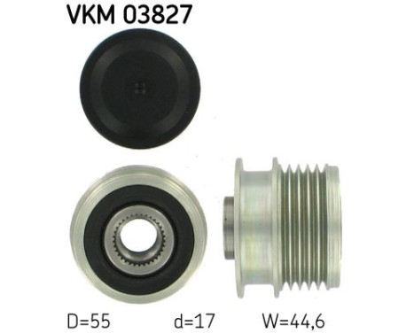 Frihjulskoppling, generator VKM 03827 SKF