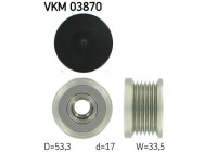 Frihjulskoppling, generator VKM 03870 SKF