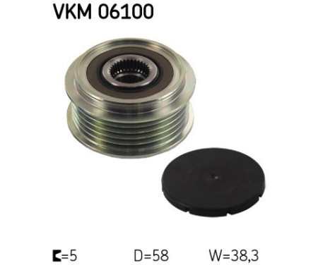 Frihjulskoppling, generator VKM 06100 SKF