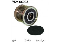 Frihjulskoppling, generator VKM 06203 SKF