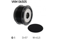 Frihjulskoppling, generator VKM 06505 SKF