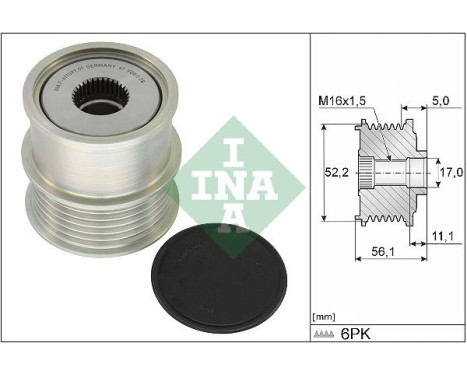 Generator frihjul 535 0363 10 Ina