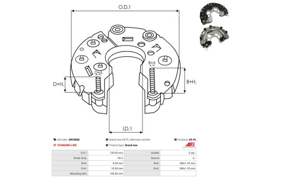Likriktare, generator, bild 3