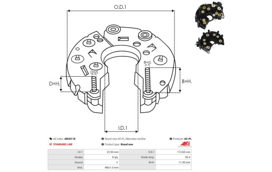 Likriktare, generator, bild 3