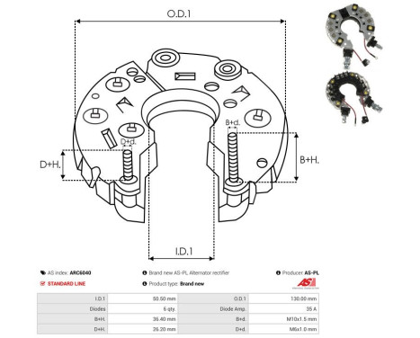 Likriktare, generator, bild 3