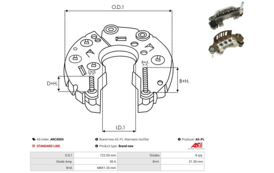 Likriktare, generator, bild 3