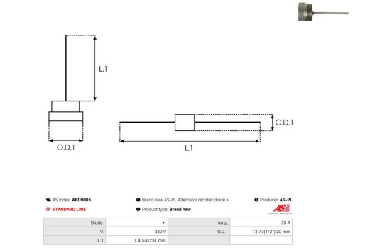 Likriktare, generator, bild 2