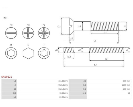 Reparationssats, generator, bild 2