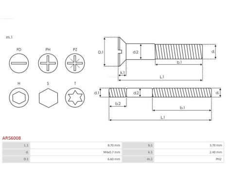 Reparationssats, generator, bild 2