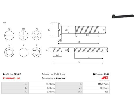 Reparationssats, generator, bild 2