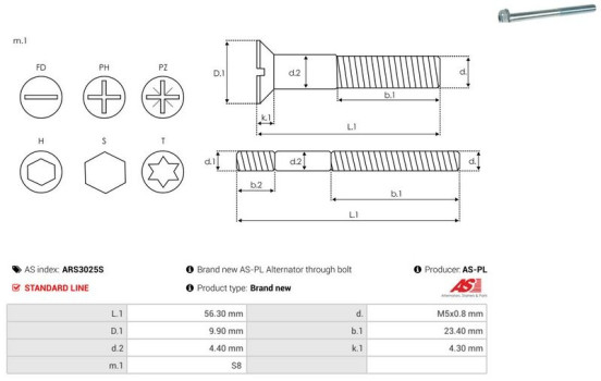 Reparationssats, generator, bild 2