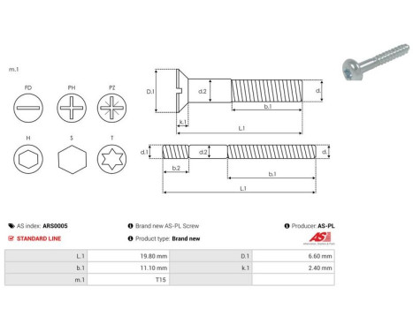 Reparationssats, generator, bild 2
