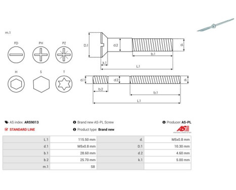 Reparationssats, generator, bild 2