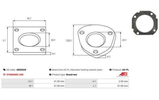 Reparationssats, generator, bild 2