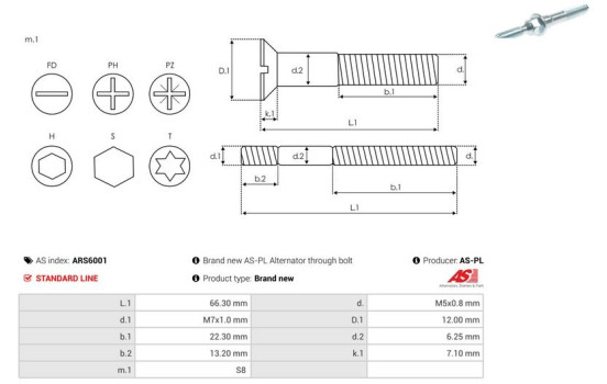 Reparationssats, generator, bild 2