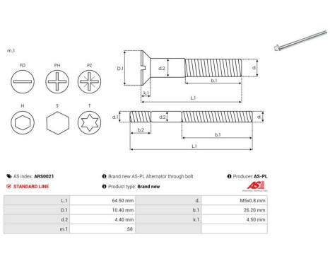 Reparationssats, generator, bild 2