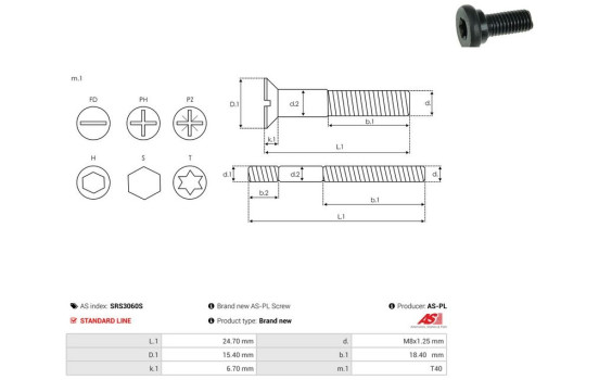Reparationssats, generator, bild 2
