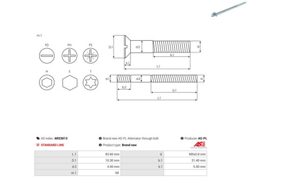 Reparationssats, generator, bild 2