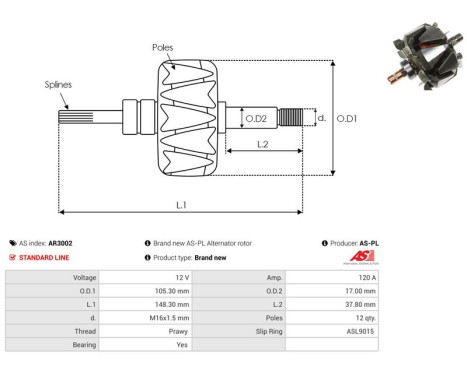 Rotor, generator, bild 2