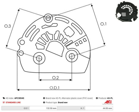 Skyddskåpa, generator/dynamo, bild 2