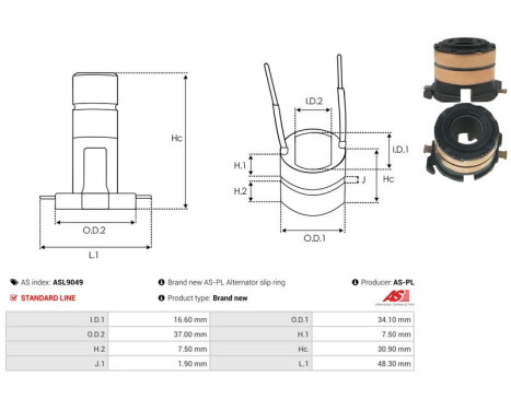 Slipring, generator, bild 3