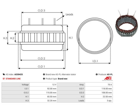 Stator, generator, bild 2