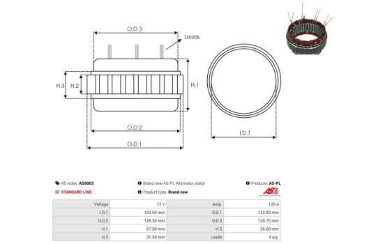 Stator, generator, bild 2