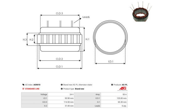 Stator, generator, bild 2