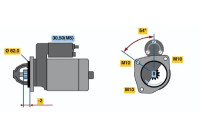 Starmotor R74-M1512V(R) Bosch