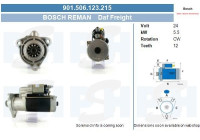 Startmotor 0.001.241.003-R Bosch